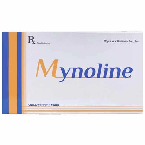 Thuốc Mynoline 100Mg - Hộp 3 vỉ x 10 viên