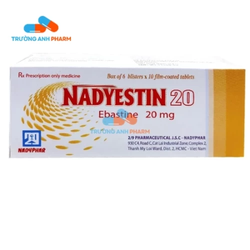 Thuốc Nadyestin 20 Mg - Công ty cổ phần dược phẩm 2/9 