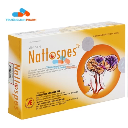 Nattospes Capsule Phòng Ngừa Tai Biến - Hộp 3 vỉ x 10 viên