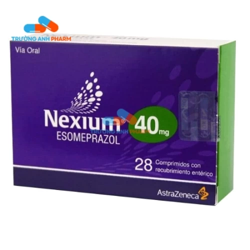 Thuốc Nexium 40Mg -   Hộp 1 vỉ x 7 viên Nhà sản xuất: AstraZeneca A.B – THỤY Đ - AstraZeneca A.B