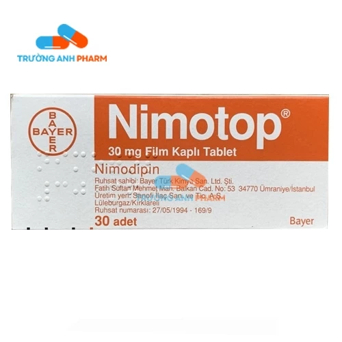 Thuốc Nimotop 30Mg -  Hộp 3 vỉ x 10 viên