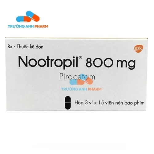 Thuốc Nootropil 800Mg -   Hộp 3 vỉ x 15 viên