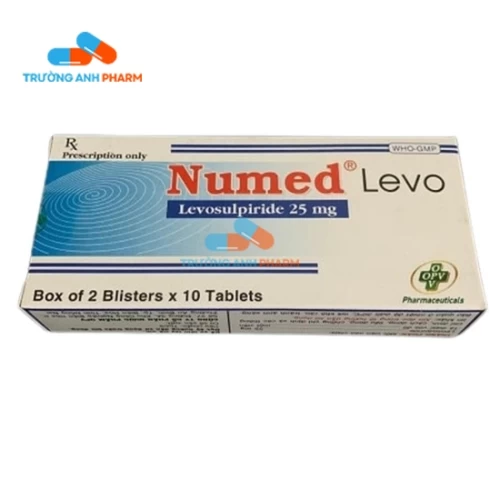 Thuốc Numed Levo 25Mg - Hộp 2 vỉ x 10 viên nén