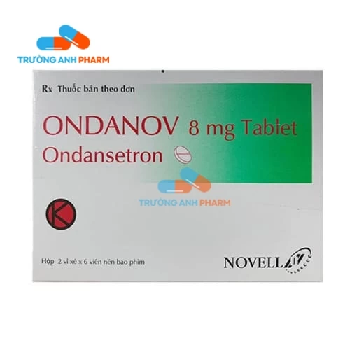 Ondanov 8mg Tablet PT. Novell - Thuốc phòng và điều trị nôn