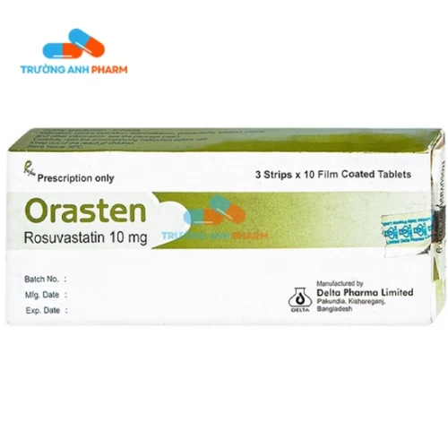 Thuốc Orasten 10Mg -   Hộp 3 vỉ x 10 viên