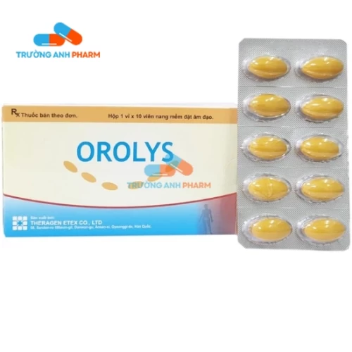 Thuốc Orolys - Hộp 1 vỉ x 10 viên