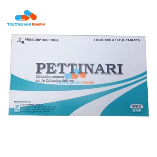 Thuốc Pettinari 500Mg -  Hộp 3 vỉ x 10 viên
