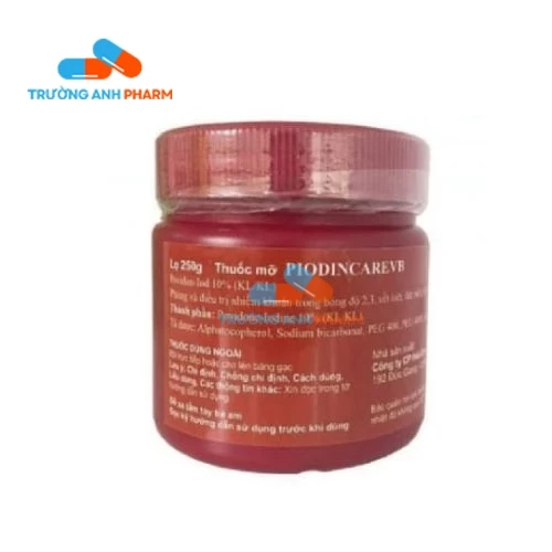 Piodincarevb 250g Hóa Dược - Thuốc điều trị bỏng hiệu quả