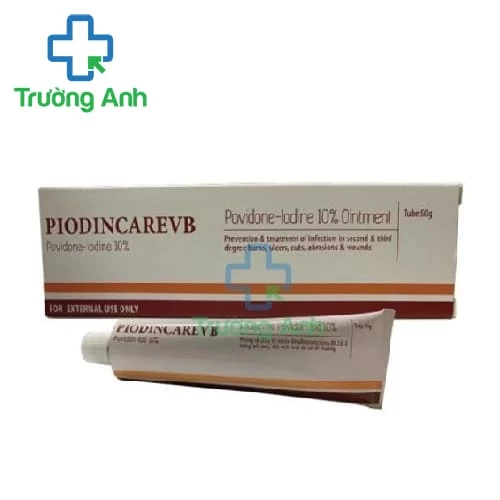 Piodincarevb 50g Hóa Dược - Phòng và điều trị nhiễm khuẩn các vết loét