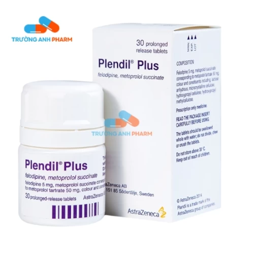 Plendil Plus AstraZeneca - Thuốc điều trị tăng huyết áp