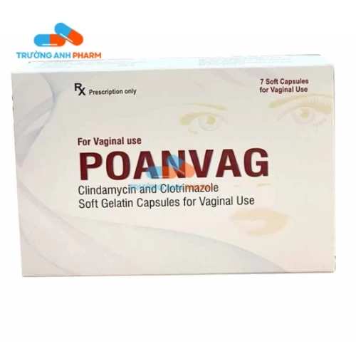Thuốc Poanvag - Hộp 1 vỉ x 7 viên