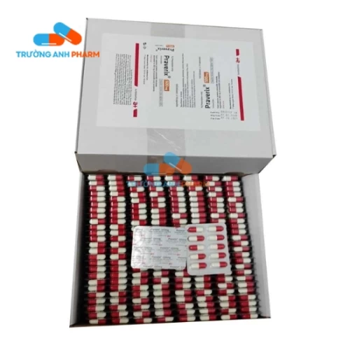 Thuốc Praverix 500Mg - Hộp 100 vỉ x 10 viên, Bán theo vỉ 1 vỉ x10 viên