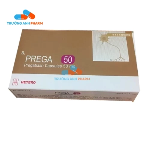 Thuốc Prega 50 Mg - Hộp 4 vỉ x 7 viên