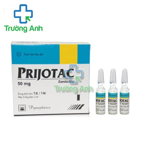 Prijotac 50mg/2ml Pymepharco - Thuốc điều trị viêm loét dạ dày - tá tràng