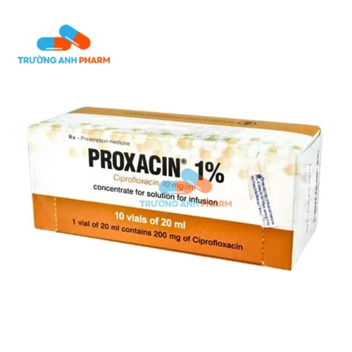 Proxacin 1% 10mg/ml Polfa Warszawa - Thuốc điều trị nhiễm khuẩn của Ba Lan