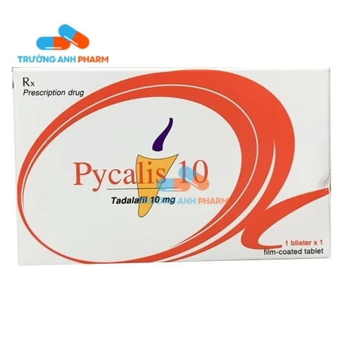 Pycalis 10mg Pymepharco - Thuốc điều trị rối loạn cương dương