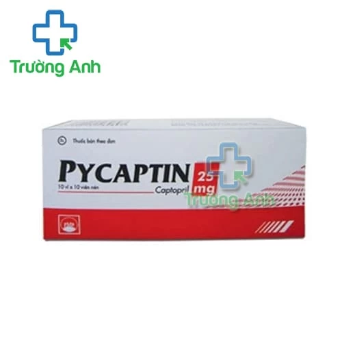 Pycaptin 25mg Pymepharco - Thuốc điều trị huyết áp cao