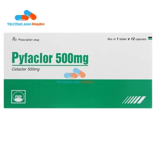 Pyfaclor 500mg Pymepharco - Thuốc điều trị nhiễm khuẩn