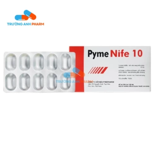PymeNife 10 Pymepharco - Thuốc điều trị đau thắt ngực