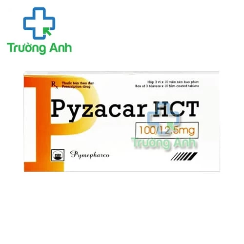 Pyzacar HCT 100/12.5 mg Pymepharco - Thuốc điều trị tăng huyết áp