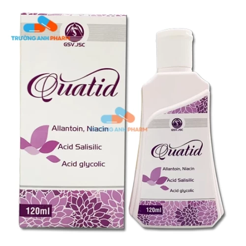 Quatid 120ml - Sữa rửa mặt dịu nhẹ, hỗ trợ điều trị mụn hiệu quả
