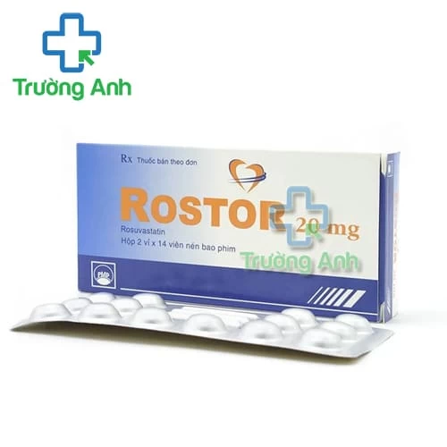 Rostor 20 Pymepharco - Thuốc điều trị tăng cholesterol máu