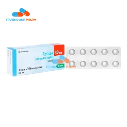 Thuốc Roticox 30Mg - Hộp 3 vỉ x 10 viên