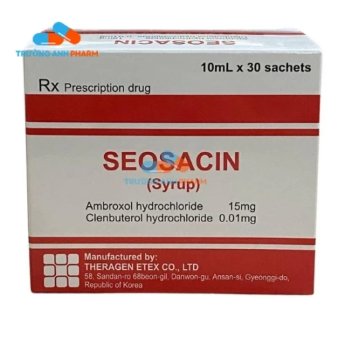 Thuốc Seosacin - Hộp 30 gói x 10ml.