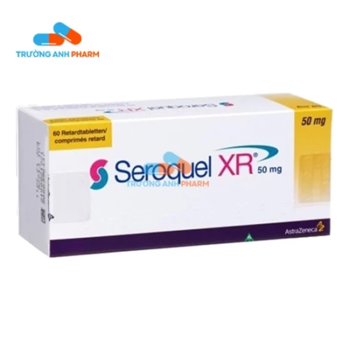 Thuốc Seroquel Xr 50Mg -  Hộp 30 viên/hộp.