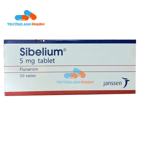 Thuốc Sibelium Janssen -   Hộp 5 vỉ x 20 viên