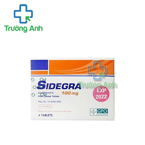 Sidegra 100mg - Thuốc điều trị rối loạn cương dương