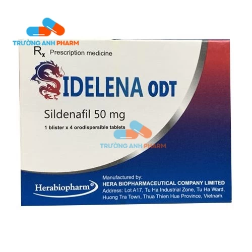 Sidelena ODT 50mg Herabiopharm - Thuốc điều trị rối loạn cương dương