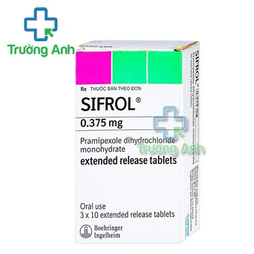 Sifrol 0.375Mg - Hộp 3 vỉ x 10 viên