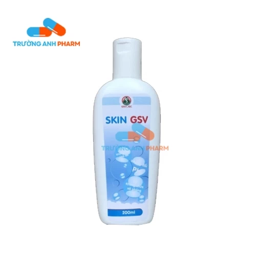 Skin GSV 200ml - Sữa rửa mặt dịu nhẹ, hạn chế mụn trứng cá