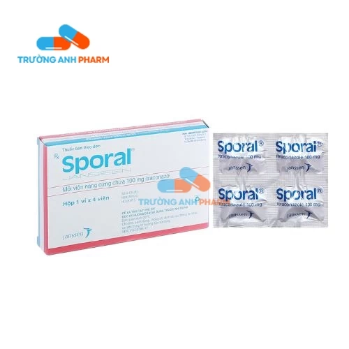 Thuốc Sporal 100Mg - Hộp 1 vỉ 4 viên