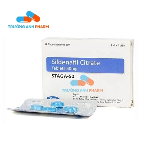 Staga 50Mg - Hộp 1 vỉ x 4 viên