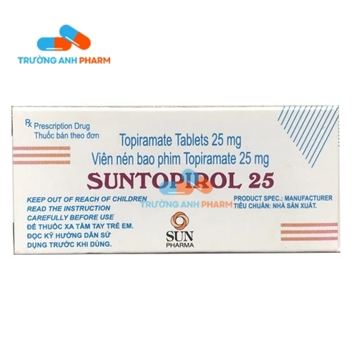 Suntopirol 25 - Hộp 5 vỉ x 10 viên