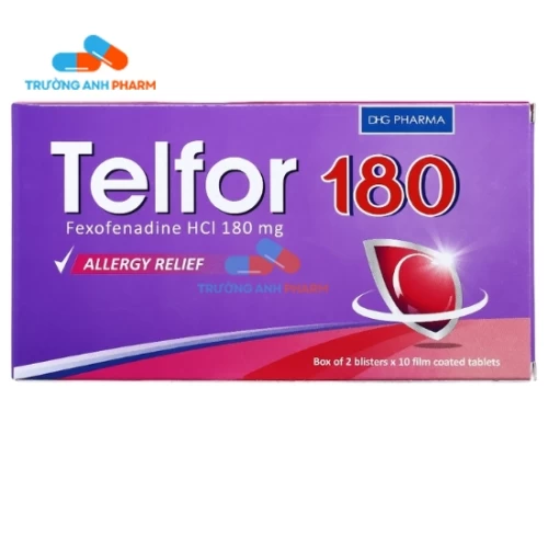 Telfor 180 - Hộp 2 vỉ x 10 viên