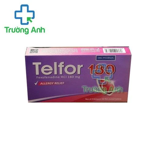 Telfor 180 - Hộp 2 vỉ x 10 viên