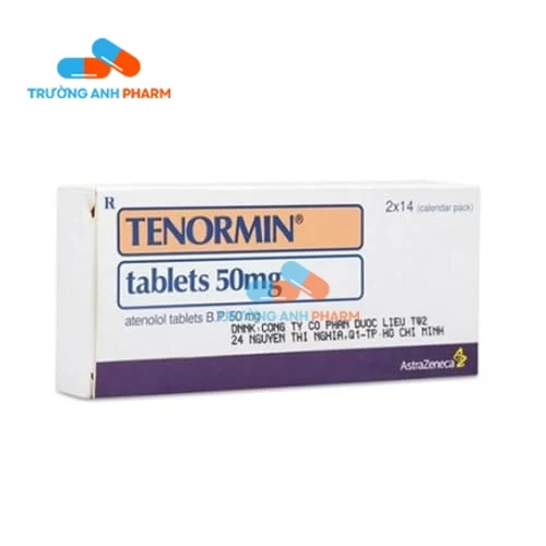 Tenormin 50mg AstraZeneca - Thuốc điều trị tăng huyết áp