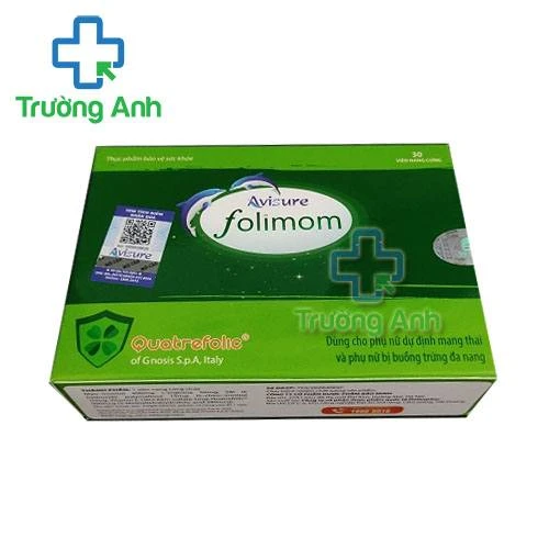 Thực Phẩm Bảo Vệ Sức Khỏe Avisure Folimom - Hộp 30 viên nang cứng