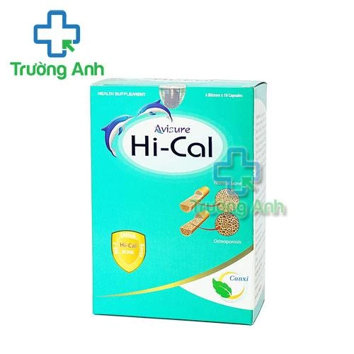 Thực Phẩm Bảo Vệ Sức Khỏe Avisure Hi-Cal - Hộp 6 vỉ x 10 viên