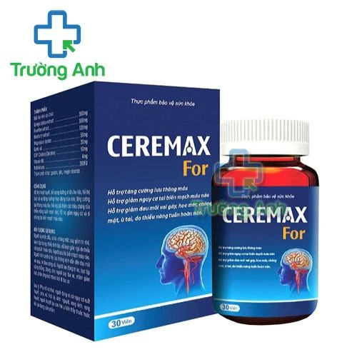 Thực Phẩm Bảo Vệ Sức Khỏe Ceremax For - Hộp 1 lọ 30 viên