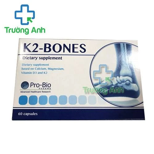 Thực Phẩm Bảo Vệ Sức Khỏe K2-Bones -   Hộp 4 vỉ x 15 viên