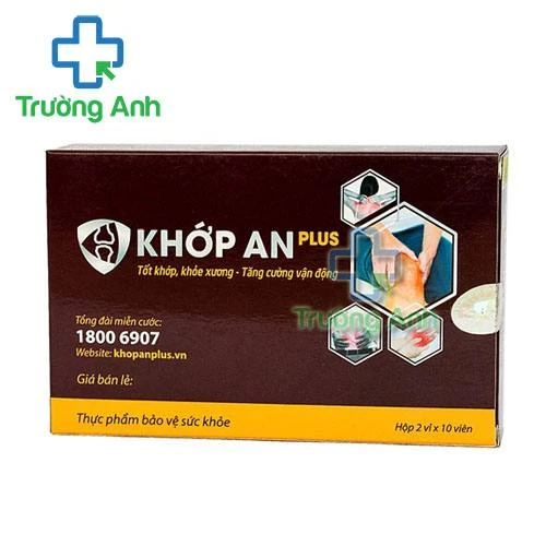 Thực Phẩm Bảo Vệ Sức Khỏe Khớp An Plus - Hộp 2 vỉ x 10 viên.