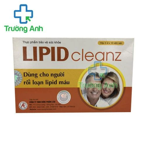 Thực Phẩm Bảo Vệ Sức Khỏe Lipid Cleanz - Hộp 3 vỉ x 10 viên nén
