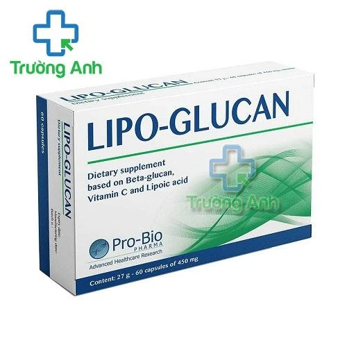 Thực Phẩm Bảo Vệ Sức Khỏe Lipo-Glucan - Hộp 60 viên
