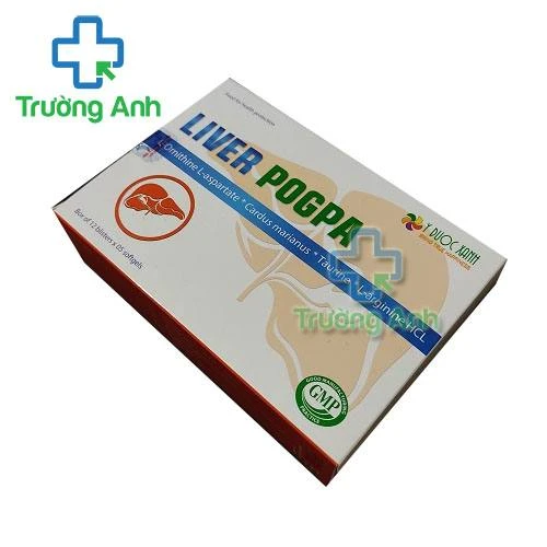 Thực Phẩm Bảo Vệ Sức Khỏe Liver Pogpa - Hộp 12 vỉ x 5 viên