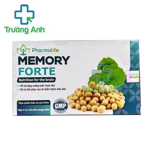 Thực Phẩm Bảo Vệ Sức Khỏe Memory Forte - Hộp 3 vỉ x 10 viên nang mềm