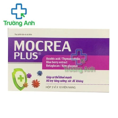 Thực Phẩm Bảo Vệ Sức Khỏe Mocrea Plus - Hộp 3 vỉ x 10 viên